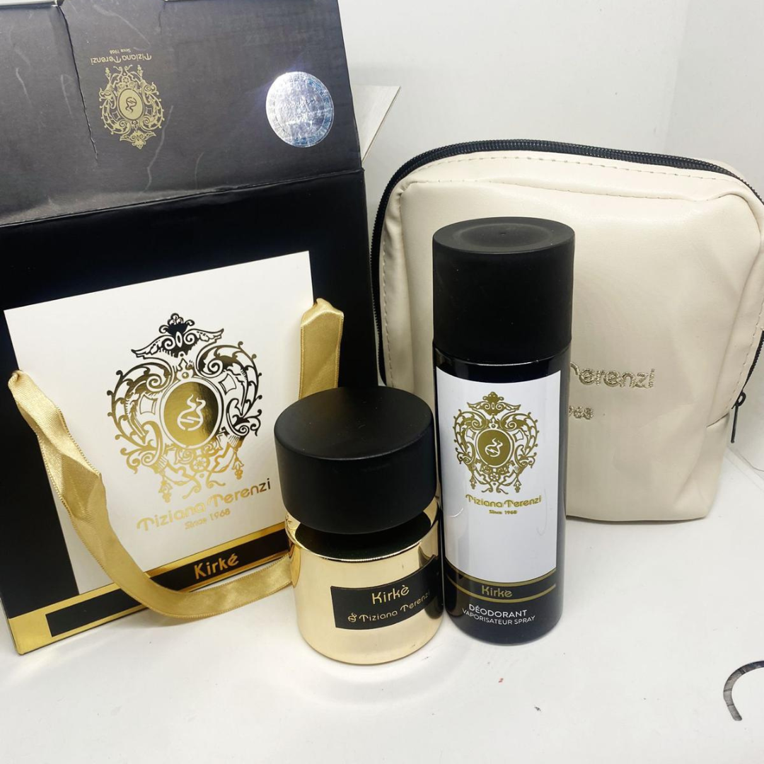 Kirkè di Tiziana Terenzi Set Regalo – Profumo + Deodorante + Pochette - AntheaProfumi