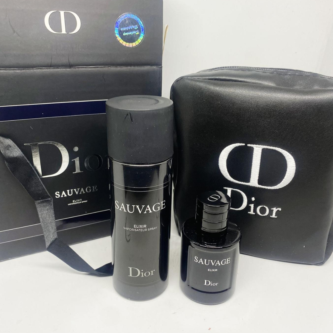 Sauvage di Dior Set Regalo – Profumo + Deodorante + Pochette - Narah profumi