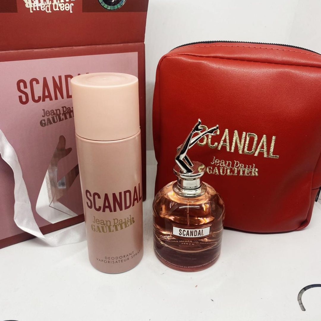 Scandal di Jean Paul Gaultier Set Regalo – Profumo + Deodorante + Pochette - Narah profumi