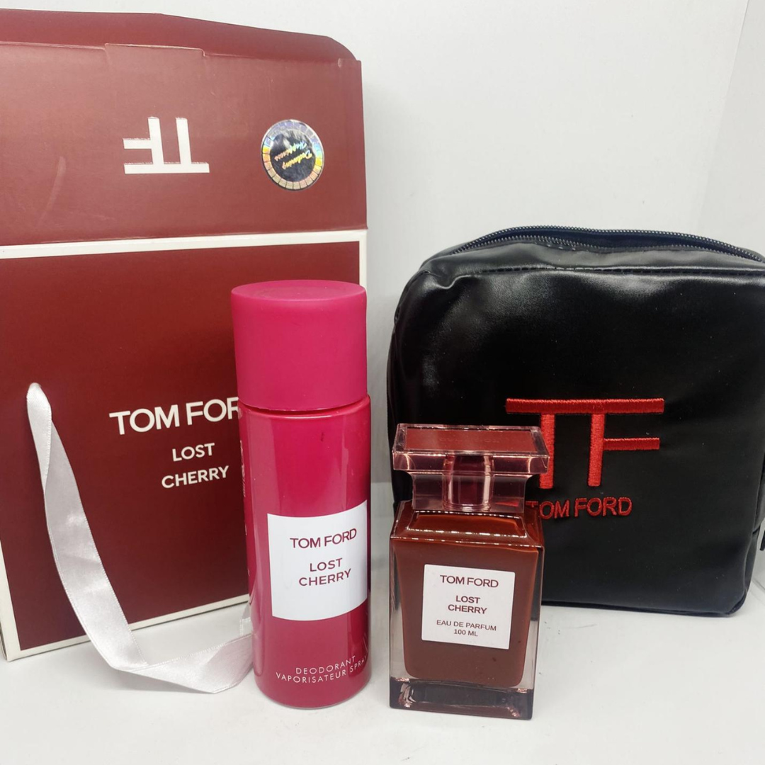 Tom Ford Lost Cherry Set Regalo – Profumo + Deodorante + Pochette - Narah profumi