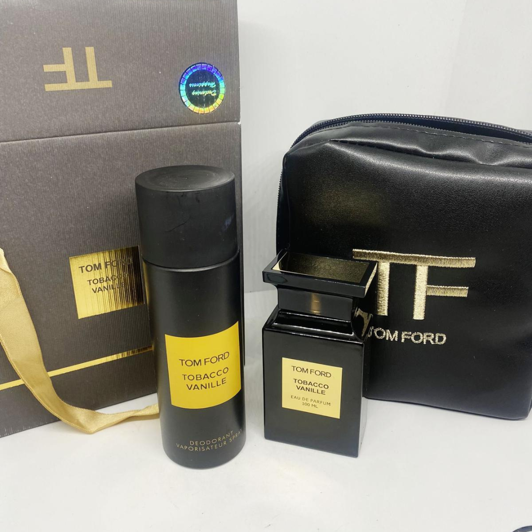 Tom Ford Tobacco Vanille Set Regalo – Profumo + Deodorante + Pochette - Narah profumi