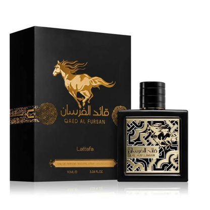 Qaed Al Fursan Black di Lattafa (Eau de Parfum) - Narah profumi