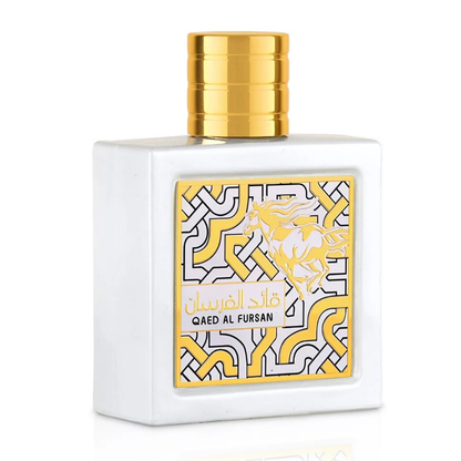Qaed Al Fursan White di Lattafa (Eau de Parfum) - Narah profumi