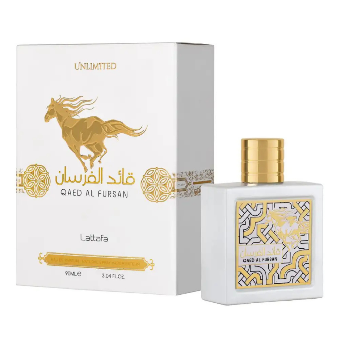 Qaed Al Fursan White di Lattafa (Eau de Parfum) - Narah profumi