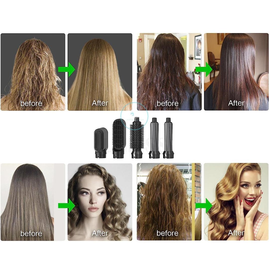 Styler per Capelli Multifunzione 5 in 1 - Per Onde, Ricci, Liscio e Asciugatura - AntheaProfumi